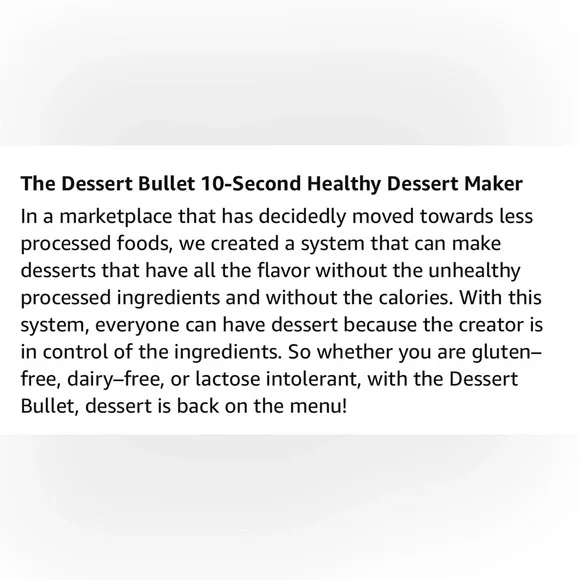 Dessert Bullet Frozen Treat Maker - Picture 4 of 4